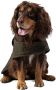 HUGO & HUDSON x HACKETT Палто за кучета, кадифена яка, тъмнозелено карирано рибена кост M45, снимка 1 - За кучета - 45978736