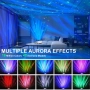 Многофункционален 6 в 1 Звезден проектор Aurora Borealis, снимка 3