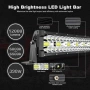 81см 585W 9D LED Bar триредов комбиниран прожектор 12000lm 12V 24V IP67, снимка 5