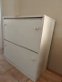 Бял шкаф за обувки (Двуредов), снимка 2