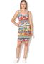 DESIGUAL Къса рокля Luana с десен, XL, снимка 1 - Рокли - 45886183