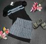 дамски комплект тениска, пола и чехли christian dior , снимка 1 - Спортни екипи - 45913643