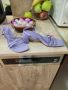  Дамски сандали в бледо лилав цвят, снимка 4
