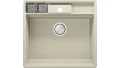Беж кухненска мивка от гранит Ню Йорк 60 Multispace 580 x 530 мм, снимка 3