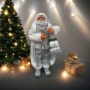 Дядо Коледа в сребристо – празнична фигура, която носи магия и уют у дома (50 / 70 см), снимка 7