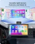 Нов Портативен CarPlay дисплей – Android Auto, 60FPS, гласов контрол, снимка 7