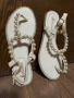 Сандали с камъни и перли, 38 номер, Нови, снимка 4