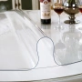 Прозрачен кръгъл протектор за маса OstepDecor, 140 см, 2 мм, снимка 3
