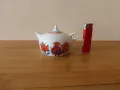 Порцеланово чайниче чайник ЛФЗ 1970 г , снимка 7