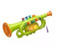 ✨Детски тромпет със звук и светлина - 2 цвята - ЗЕЛЕН / СИН, снимка 1 - Музикални играчки - 45295378