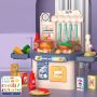 Детска кухня за игра в мини размери с всички необходими продукти, снимка 4