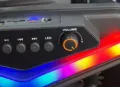 Преносима безжична тонколона с мощен звук и LED ефекти, 8 Инча, снимка 3
