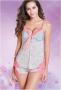 Дамски комплект пижама с презрамки и панталонки, снимка 1 - Нощници - 45071166