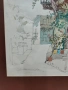 Стар  акварел с паспарту ,смесена техника на Вл.Мански само акварела е с размери 38/45 см., снимка 7
