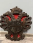 Декоративно пано, дърворезба на герб, снимка 2