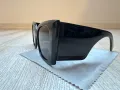 Дамски черни слънчеви очила с дебела рамка , снимка 6