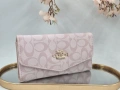 Coach Ново Дамско Кожено Розово Портмоне , снимка 1