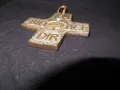 стар кръст - бронз или месинг, снимка 4
