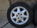 Комплект оригинални алуминиеви джанти за MERCEDES 15 цола, с летни гуми., снимка 2