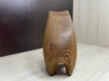 Скандинавска ръчно изработена дървена фигура мечка, снимка 3