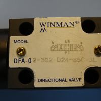 Хидравличен разпределител WINMAN DFA-02-3C2-D24-35C-3L directional valve 24VDC, снимка 2 - Резервни части за машини - 45728443