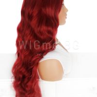 Дълга къдрава светлочервена перука Мишел, снимка 2 - Аксесоари за коса - 24901033