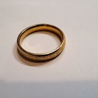 Уникален дамски позлатен пръстен с trible шарка, снимка 3 - Пръстени - 45448486