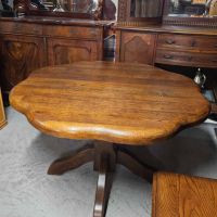 Масивна дъбова трапезна маса в стил Рустик, снимка 1 - Маси - 40918755