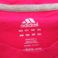 Много сладка дамска оригинална блузка памучна. Като нова. Adidas , снимка 4 - Тениски - 45215951