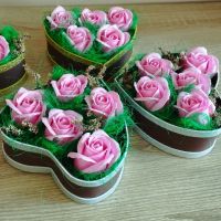 Ароматни сапунени рози, снимка 4 - Изкуствени цветя - 45835846