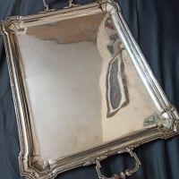 Сребърен масивен колекционерски поднос-
Tetard Freres -1880-1654 грама, снимка 4 - Други ценни предмети - 45416592