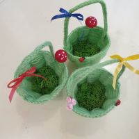 Великденски кошнички с украса за яйца, снимка 3 - Други - 45183312
