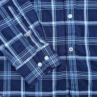Нова Мъжка Риза Tommy Hilfiger Размер XL Синя Карирана, снимка 9 - Ризи - 45217815
