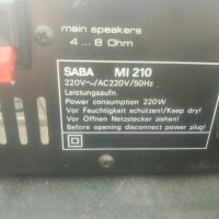 перфектен усилвател Saba MI 210 внос германия, снимка 5 - Ресийвъри, усилватели, смесителни пултове - 45304650
