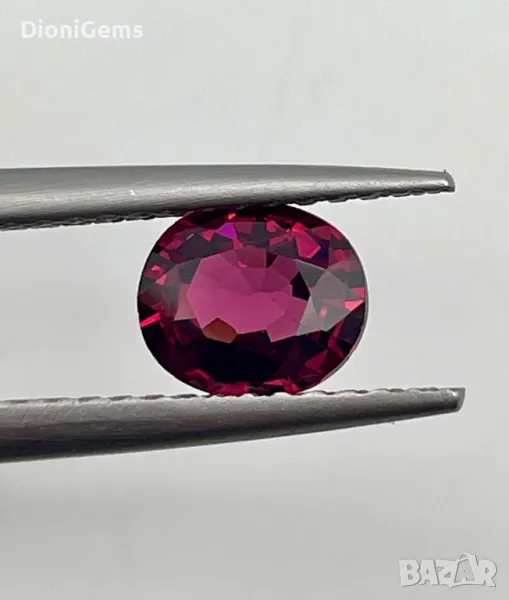 Изящен Натурален Родолит Гранат – 1.86 карата, Сертифициран от IGI, снимка 1