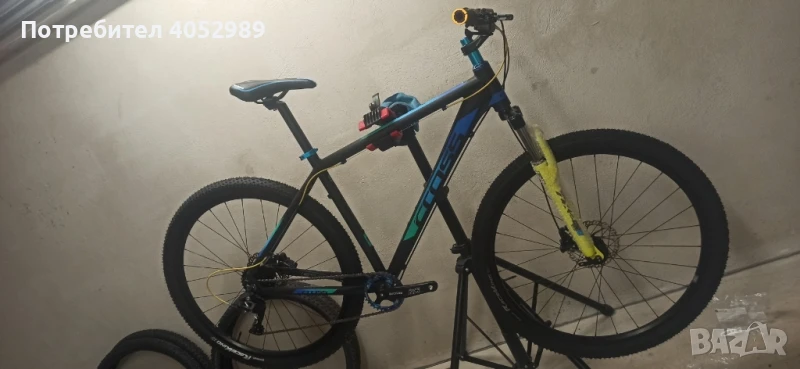 НОВ Велосипед 29 цола Cross GRX 9 L 51 1x9 800mm 2 хидравлични, снимка 1