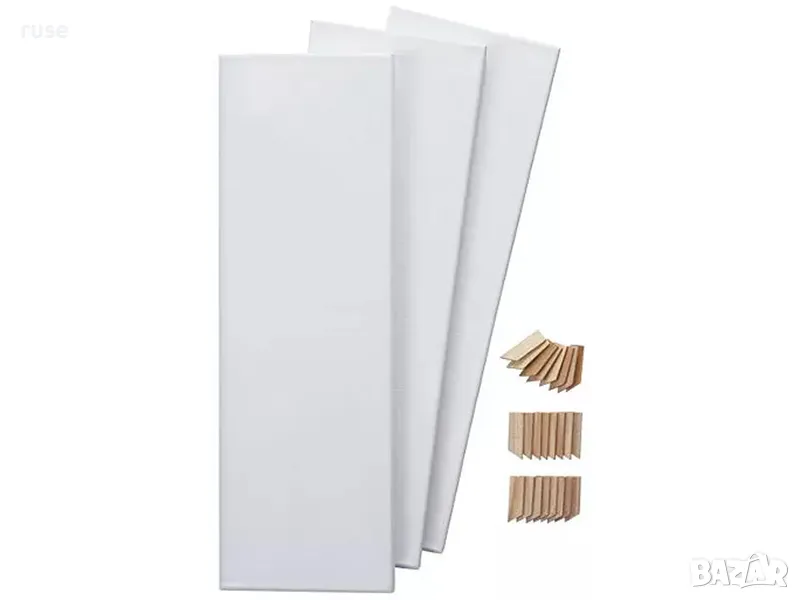 НОВИ! Комплект платна за рисуване, 3 броя, размер 20х60см, снимка 1