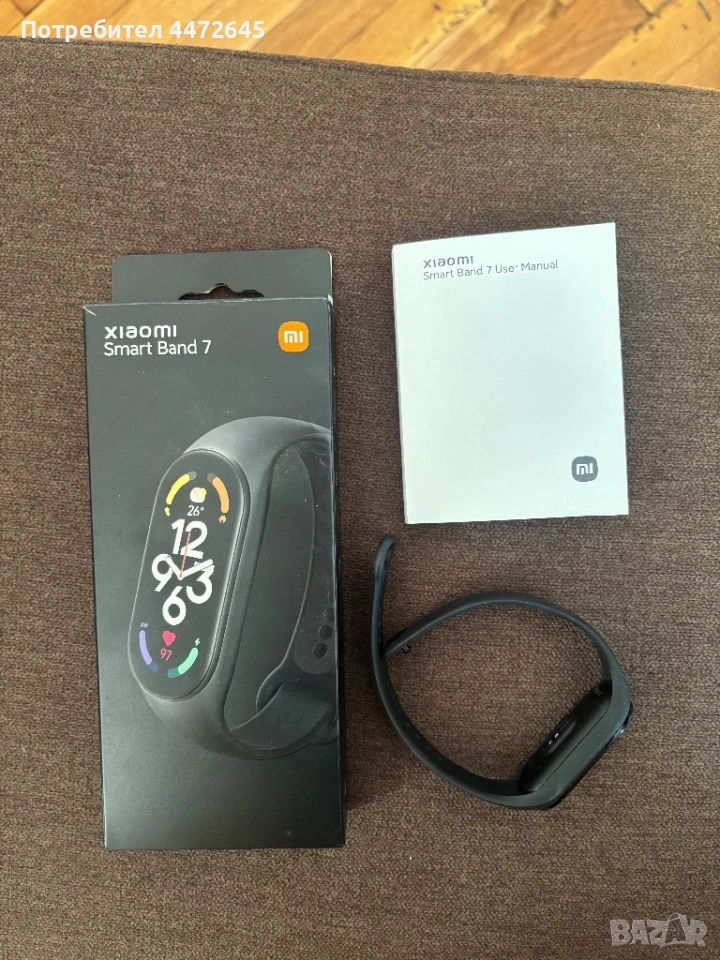 Фитнес гривна Xiaomi Smart Band 7, снимка 1