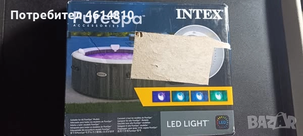 Многоцветна LED светлина за джакузи, снимка 1