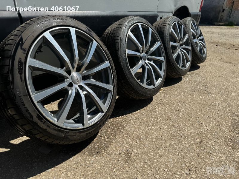 Джанти Brock B32 5x100, 8.5J, 19”, ET40, NB64.2 с перфектни гуми, снимка 1