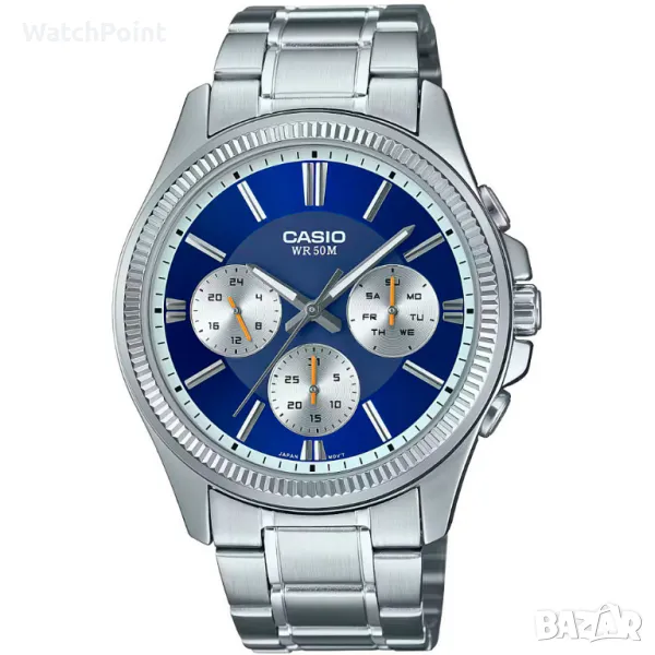 Мъжки аналогов часовник Casio Multi-Dial - Casio Collection - MTP-1375D-2A1VDF, снимка 1