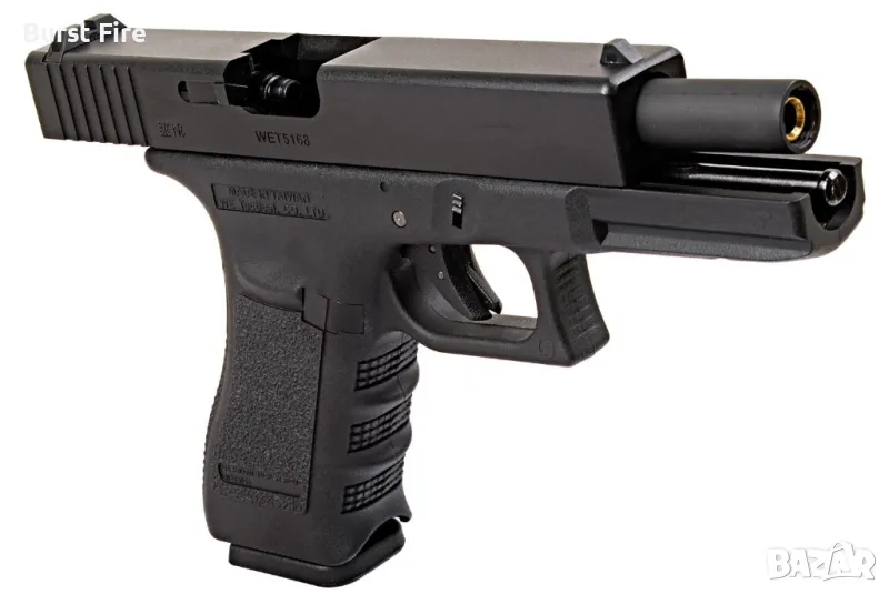 Airsoft Пистолет WE Glock 17 6mm 105 m/s Green Gas, снимка 1