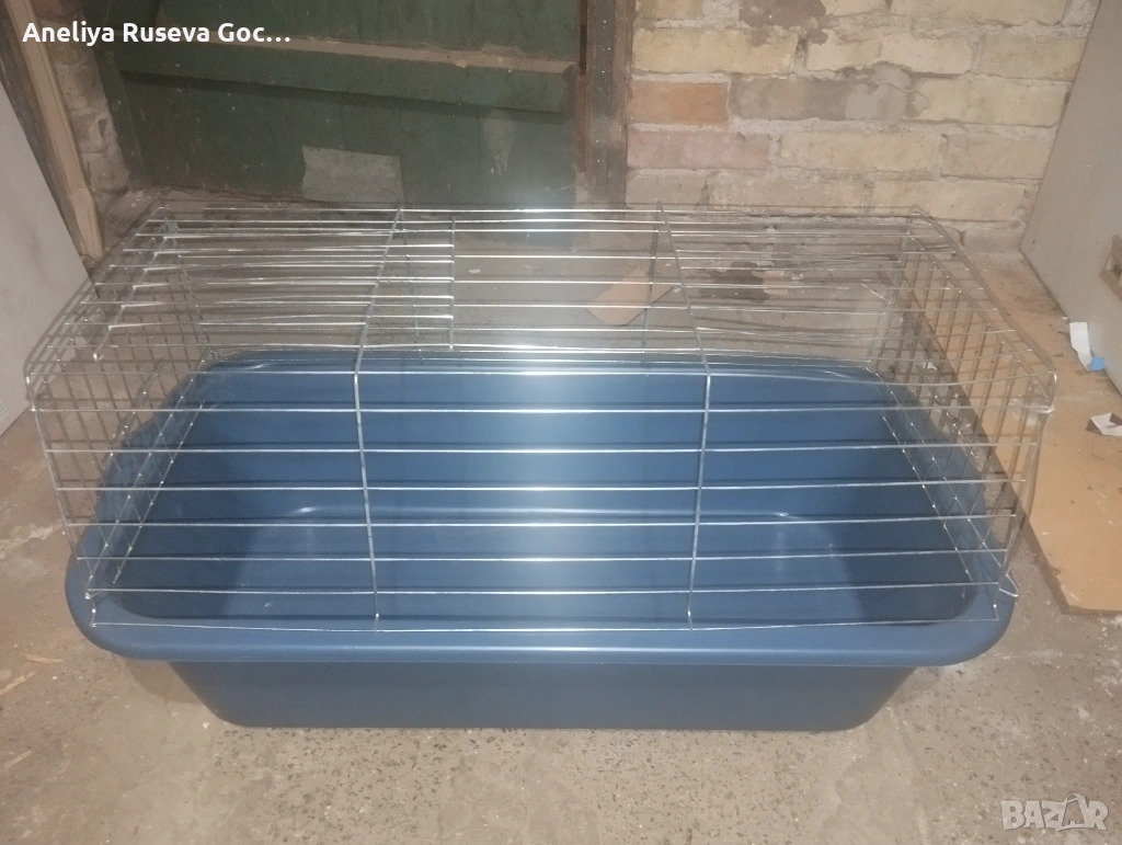 Нова клетка за декоративен заек или морско свинче, снимка 1