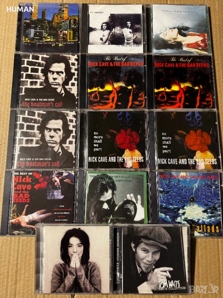 P J Harvey - Nick Cave - Bjork - Tom Waits, снимка 1