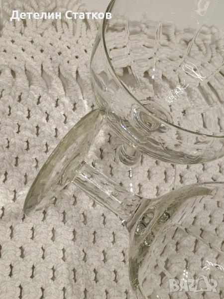 Стъклени ретро чаши, снимка 1