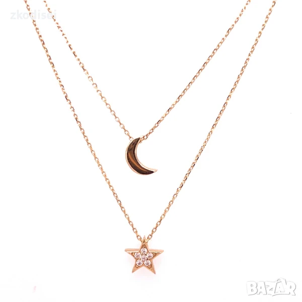 Златнo колие 2,13гр. 45,0см. 14кр. проба:585 модел:32104-5, снимка 1