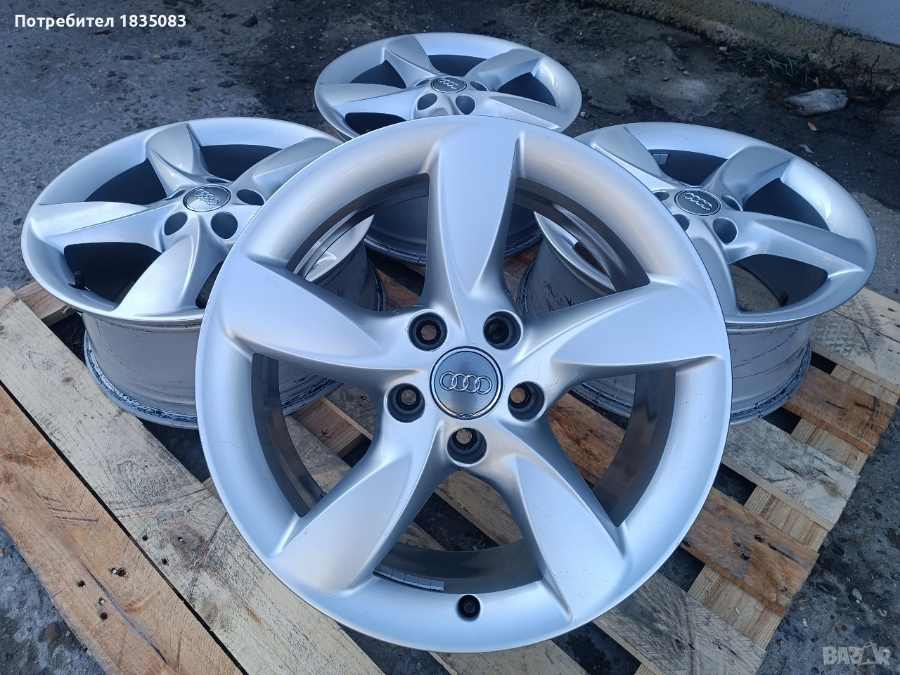 Лети джанти 17ки 5х112 Audi, снимка 1