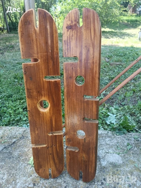 2бр. дървени поставки за чаши и вино , снимка 1