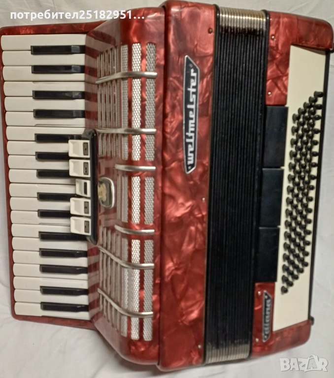 Акордеон 80баса Weltmeister Diana , снимка 1