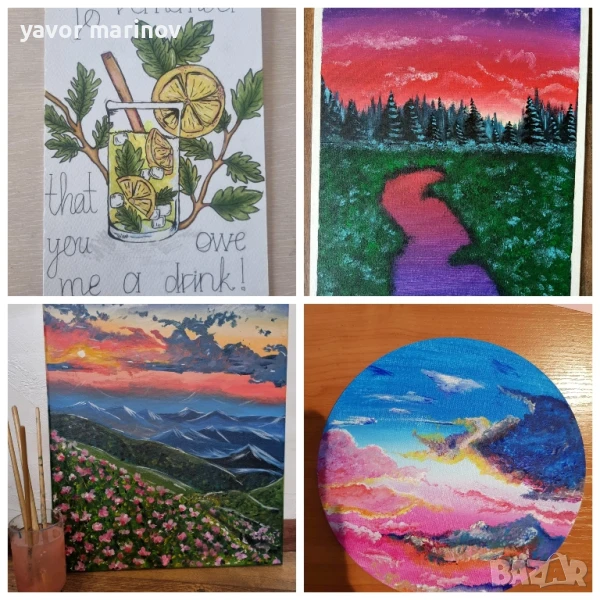 Ръчно изработени картички и картини , снимка 1